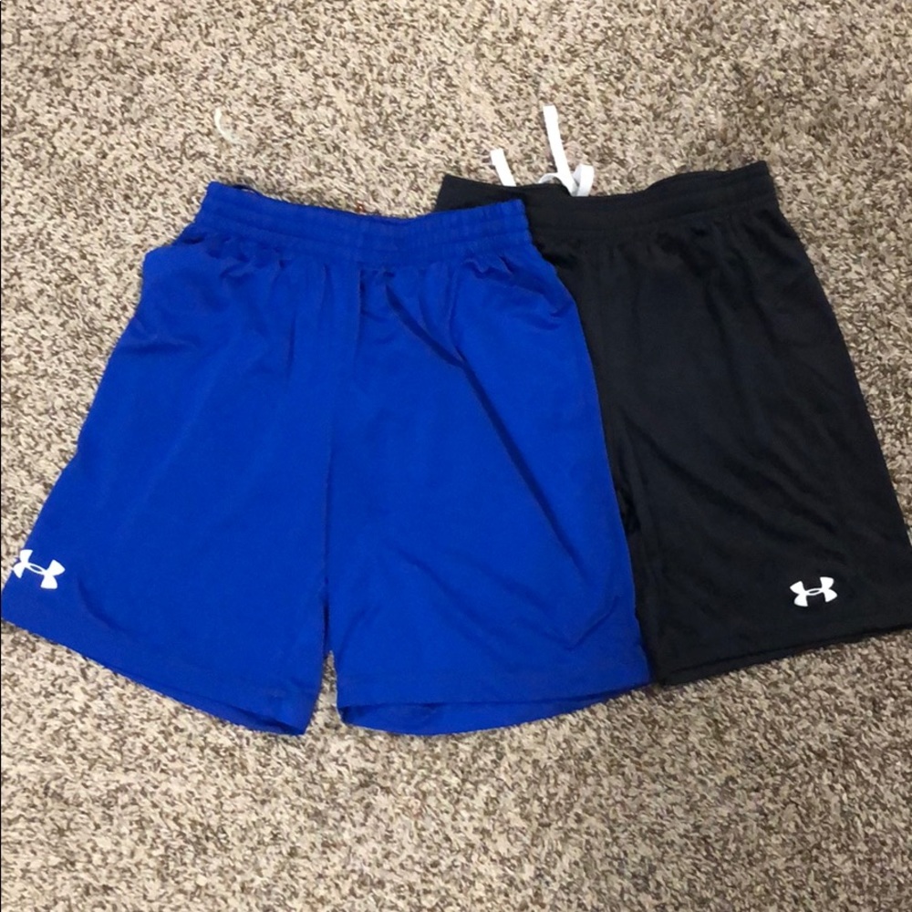 Lot of 2 boys under Armour shorts